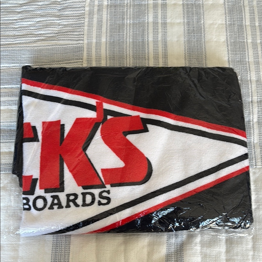 New Jack’s Surfboards Black Diamond Logo Beach Towel
